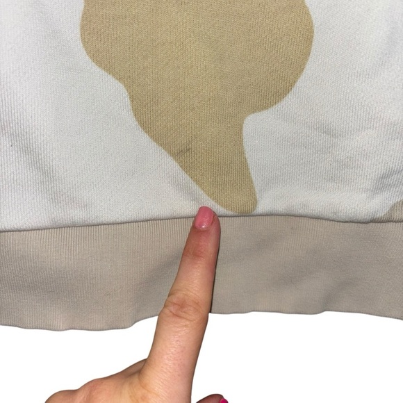 Adidas Tan White Camo Crewneck Sweatshirt Men’s XL Comfortable Cozy Casual Top - Picture 14 of 15